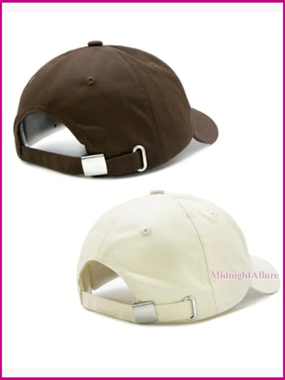 Matching Uncle Auntie Baseball Cap Set Adjustable Couple Hat Unisex